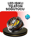 RGB Işıklı Sessiz Fanlı Telefon Soğutucu