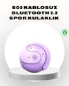 S05 Kablosuz Kulaklık Bluetooth 5.3 IPX4 Su Geçirmez Stereo Ses Otomatik Bağlantı