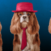 Sevimli Köpekler Kanvas Tablo 60 x 120