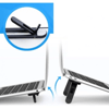 Siyah 2 Kademeli Katlanabilir ve Yapışkanlı Laptop Standı