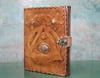 Taşlı Deri Defter Model 4
