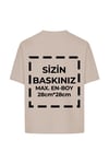 Tişört Tasarla 24/1 Kumaş - Bej