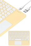 Touchpad Uyumlu Bluetooth Klavye Slim Kablosuz Wifi Q Klavye