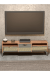 Tv Sehpası Tv Ünitesi 160 Cm Atlantik Çam Gold Mistral 5070