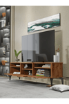 Tv Sehpası Tv Ünitesi 160 Cm Atlantik Çam Gold Mistral 5070