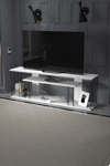 Tv Sehpası Tv Ünitesi Raflı 140 Cm Gzd Plus Beyaz