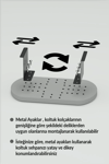 Yan Sehpa Ayarlanabilir Tepsi OVAL Dekoratif Modern Yatay Dikey Koltuk Sehpası GORDİON