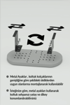 Yan Sehpa Ayarlanabilir Tepsi OVAL Dekoratif Modern Yatay Dikey Koltuk Sehpası KREM