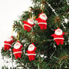 Yılbaşı Ağaç Süsü Noel Baba 6'lı