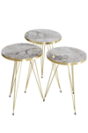 Zigon Sehpa Gold Efes Tel 1043