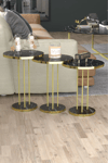 Zigon Sehpa Terra Bendir Gold