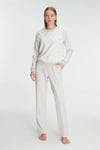 Anıl 11241 Kadın Uzun Kollu Sweatshirt Pantolon Takım Pijama Takımı