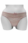 Kadın Mikro Kumaş Dantelli Slip (2844)