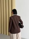 Blazer Ceket-Kahve