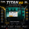 YUEM Titan 80A | 48V 72V Elektrikli Bisiklet & Scooter Yüksek Performans Kontrol Beyni