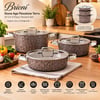 Brioni Stone Age Flexstone Terra 22 Cm 5 Parça Set