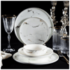Massimo Marble Gold 6 Kişilik 24 Parça Yemek Takımı 