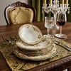 Porser Velour Brown Fulya 24 Parça Yemek Seti 