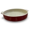 Staub İthal Sremik Kırmızı Fırın Kabı Yuvarlak 30 Cm
