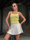Butter Yellow Atlet Hırka Triko Takım 