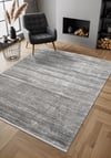 By Özer Halı Açık Kahve Gri Renk Geçişli Modern Stil Karmen Halı Cosmos CS002A Salon Halısı