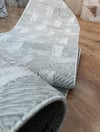 By Özer Halı Aksu Desa Döşeme Desenli Kendinden Çizgili Kaymaz Taban Dekoratif Koridor İçin Yolluk