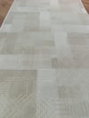 By Özer Halı Aksu Jayla Geometrik Desenli Kendinden Çizgili Koridor Antre için Kaymaz Taban Yolluk