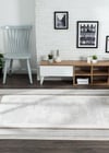 By Özer Halı Bej Akrilik Pamuk Modern Bordürlü Desenli Karmen Halı Trend 003A Salon Halısı