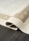 By Özer Halı Bej Halı Gold Çerçeveli  Karmen Halı Elegance Eg009A Salon Halısı