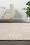By Özer Halı Bej Renk Bohem Modern Stil Koza Halı Lara A0336C Salon Halısı