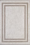 By Özer Halı Bej Renk Bordürlü Modern Stil Artemis Halı Murano 1361A Salon Halısı