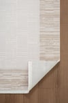 By Özer Halı Bej Renk Desenli Modern Stil Karmen Halı Jade JD007B Salon Halısı