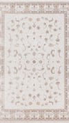 By Özer Halı Bej Renk Göbekli Bordürlü Klasik Stil Pigment Halı Vera Classic VRC05 Salon Halısı