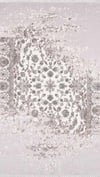By Özer Halı Bej Renk Gri Desenli Klasik Stil Majolika Halı Novel NV03A Salon Halısı