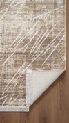 By Özer Halı Bej Renk Kahve Bordürlü Modern Stil Karmen Halı Etro ET010A Salon Halısı
