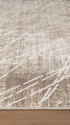 By Özer Halı Bej Renk Kahve Bordürlü Modern Stil Karmen Halı Etro ET010A Salon Halısı