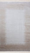 By Özer Halı Bej Renk Kahve Bordürlü Modern Stil Nexus Halı Rönesans 9195A Salon Halısı