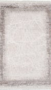 By Özer Halı Bej Renk Kiremit Bordürlü Modern  Artemis Halı Barok 02241B Salon Halısı