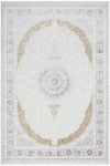 By Özer Halı Beyaz Halı Gold Sedef Detaylı Göbekli Karmen Halı Elegance Eg008A Salon Halısı