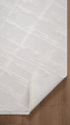 By Özer Halı Beyaz Renk Desenli Modern Stil Karmen Halı Jade JD014W Salon Halısı