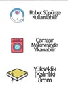 By Özer Halı Bordürlü Krem Siyah Renk Geçişli Saçaklı Makinede Yıkanabilir Modern Stil Kilim Yolluk
