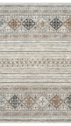 By Özer Halı Çok Renkli Etnik Stil Royal Halı Armonika YT04A Salon Halısı