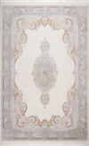 By Özer Halı Gold Kemik Renk Bordürlü Klasik Stil Artemis Halı Palace 05209E Salon Halısı
