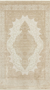 By Özer Halı Gold Renk Bordürlü Etnik Desenli Empera Halı Soho Mood 4607 Salon Halısı