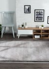 By Özer Halı Gri Akrilik Pamuk Modern Bordürlü Desenli Karmen Halı Trend 4103A Salon Halısı