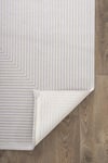 By Özer Halı Gri Halı Geometrik Detaylı Akrilik Yumuşak Karmen Halı Trend 011A Salon Halısı