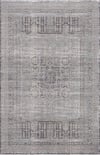 By Özer Halı Gri Hardal Renk Geçişli Bordürlü Modern Stil Saray Halı Romeo RO12A Salon Halısı