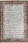 By Özer Halı Gri Kahve Renk Modern Stil Royal Halı Bearny TD02A Salon Halısı