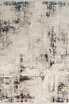 By Özer Halı Gri Kırmızı Renk Akrilik İplik Modern Stil Kim Royal KC05A Salon Halısı