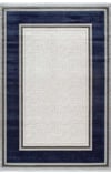 By Özer Halı Gri Mavi Renk Bordürlü Modern Stil Artemis Halı Murano 2981D Salon Halısı